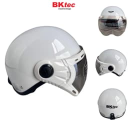 Thumbnail Mũ bảo hiểm nửa đầu có kính siêu đẹp - Hàng chính hãng BKtec - BK6K - SJC - Vòng đầu 56-58cm - Bảo Hành 12 tháng 3