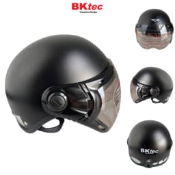 Thumbnail Mũ bảo hiểm nửa đầu có kính - Siêu đẹp – BKtec BK6K - SJC – Vòng đầu 56-58cm – Hàng chính hãng – Bảo hành 12 tháng 3
