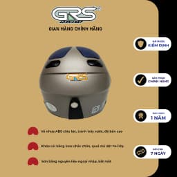 Thumbnail Mũ bảo hiểm nửa đầu GRS A102K nhiều màu 3