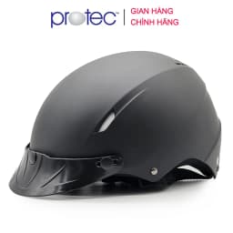 Thumbnail Mũ bảo hiểm nửa đầu không kính Protec VIC, thời trang, an toàn, chắc chắn, êm nhẹ cho người đội 1