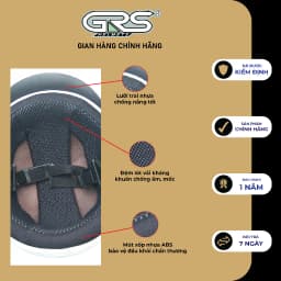 Thumbnail Mũ bảo hiểm nửa đầu lưỡi trai GRS A760 (nhiều màu) 4