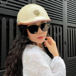 Thumbnail Mũ Bảo Hiểm Nửa Đầu Mỏ Liền VARO SHAPE Có Lỗ Thông Gió Phong Cách Nhật Bản Freesize Vòng Đầu 54-59cm 2