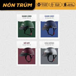 Thumbnail Mũ bảo hiểm nửa đầu RONA hali viền bạc cao cấp, bảo hành 12 tháng chính hãng 3