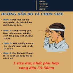 Thumbnail Mũ bảo hiểm nửa đầu Rona haly luxury kèm kính phi công đồng tặng tai mèo cho nam và nữ đi xe máy 4