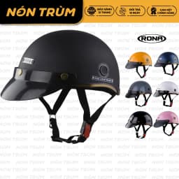 Thumbnail Mũ bảo hiểm nửa đầu RONA haly luxury 1