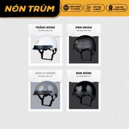 Thumbnail Mũ bảo hiểm nửa đầu Royal M162 lưỡi trai size L và XL đi xe máy cho nam và nữ chính hãng 2