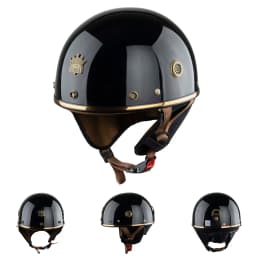 Thumbnail Mũ Bảo Hiểm Nửa Đầu Royal M379 - Đệm Tai Tháo Rời -Tặng Kèm Lưỡi Trai - Kiều Dáng Classic - CHÍNH HÃNG -Bảo Hành 12Tháng 4