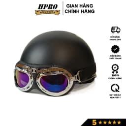 Thumbnail Mũ bảo hiểm nửa đầu Sundy Helmet, họa tiết One Piece , cá tính, an toàn, kèm kính phi công, uv, freesize(55-59cm) 3