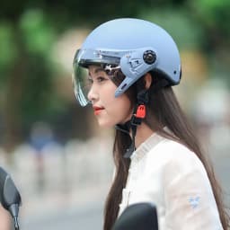Thumbnail Mũ bảo hiểm nửa đầu VARO A33K có kính chắn gió cao cấp bảo vệ an toàn 4