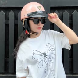 Thumbnail Mũ bảo hiểm nửa đầu  VARO PUG Viền Nâu - Đủ màu - [FREESHIP] 4