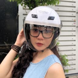 Thumbnail Mũ bảo hiểm nửa đầu có kính Varo A31 Trơn - Chính hãng - Bảo hành 1 năm 2