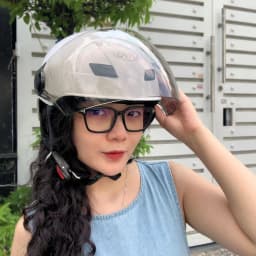Thumbnail Mũ bảo hiểm nửa đầu có kính Varo A31 Trơn - Chính hãng - Bảo hành 1 năm 3