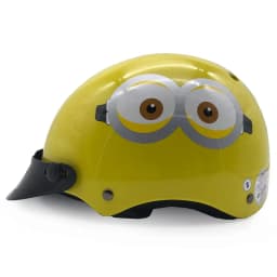 Thumbnail Mũ Bảo Hiểm Trẻ Em 1/2 Đầu Không Kính Protec KITTY Họa Tiết Minion Sinh Động, Dễ Thương 2