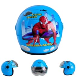 Thumbnail Mũ bảo hiểm trẻ em trùm đầu - BKtec BK32 Spider Man - Dành cho bé Nặng dưới 25kg - Bé từ 4 đến 8 tuổi - Vòng đầu 50-52cm 2