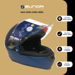 Thumbnail Mũ bảo hiểm trùm đầu cao cấp SUNDA 821 – chính hãng 3
