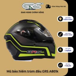 Thumbnail Mũ bảo hiểm trùm đầu GRS A801k nhiều màu - hàng chính hãng 1