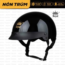 Thumbnail Mũ bảo hiểm xe máy nửa đầu Royal M162 có lưỡi trai dành cho cả nam và nữ chính hãng 2