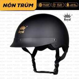 Thumbnail Mũ bảo hiểm xe máy nửa đầu Royal M162 có lưỡi trai dành cho cả nam và nữ chính hãng 3