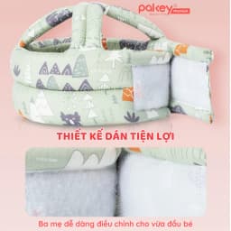 Thumbnail Mũ Bảo Vệ Đầu Cho Bé PAKEY An Toàn, Mũ Bảo Hộ Tập Đi Lõi Bông Êm Ái Trẻ Em 4