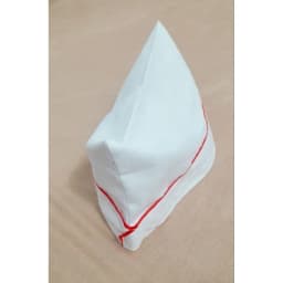 Thumbnail Mũ ca lô màu trắng viền đỏ chất vải kaki in hình búp măng non đội viên - Nhà Sách Tâm An 2