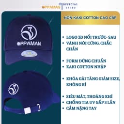 Thumbnail Mũ lưỡi trai nam cao cấp nón kết kaki nam kiểu đẹp xịn basic trơn kaki cotton thoáng mát ON5 OPPAMAN 1