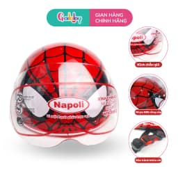 Thumbnail Mũ Nón Bảo Hiểm Cho Bé Mesuca Người Nhện Spiderman Napoli Siêu Thoáng Nhẹ Đầu (Có Kính/ Không Kính) 4