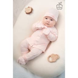Thumbnail Mũ sơ sinh La Pomme mềm mịn 4