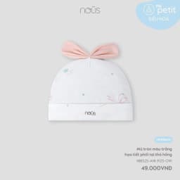 Thumbnail Mũ tròn Nous freesize cho bé dưới 6kg 1
