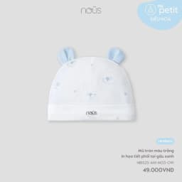 Thumbnail Mũ tròn Nous freesize cho bé dưới 6kg 4