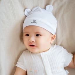Thumbnail Mũ tròn tai gấu Bambus - BU Baby - ABB192222 | Phụ kiện chính hãng Bubaby 1