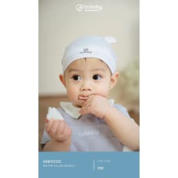Thumbnail Mũ tròn tai gấu Bambus Bubaby cho bé yêu 1