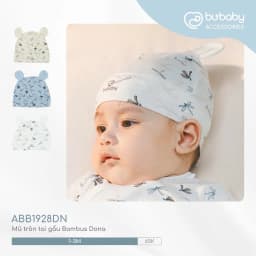 Thumbnail Mũ tròn tai gấu Bambus Bubaby cho bé yêu 4