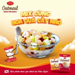 Thumbnail [MUA 1 TẶNG 1] Bánh yến mạch Richy Oatmeal hộp thiếc 200g 2