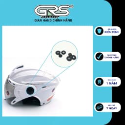 Thumbnail MUA 2 GIẢM 7%-Bộ ốc vít nhựa gắn kính, phụ kiện gắn mũ nón bảo hiểm GRS chính hãng 2