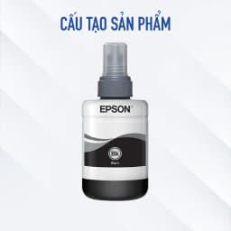 Thumbnail Mực In Epson T774 Black Ink Bottle Màu In Bền Bỉ 1