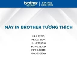 Thumbnail Mực in laser trắng đen Brother TN-2385 cho HLL-2321D/2361DN/2366DW/MFC 3