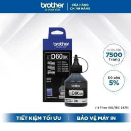 Thumbnail Mực in phun màu Brother BTD60BK (đen) cho máy in phun mini19HT 2
