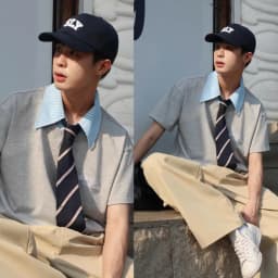 Thumbnail Mũ/Nón Lưỡi Trai SLY Collage Kaki Cotton 4 màu 1
