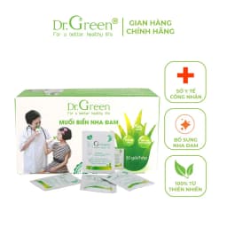 Thumbnail Muối Biển Nha Đam Dr.Green|Hộp 30 gói| Rửa mũi | Hiệu quả với viêm mũi dị ứng, viêm mũi xoang 1