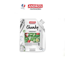 Thumbnail Mứt Pha Chế Nha Đam & Vải - Có miếng trái cây thật - Nguyên liệu pha chế - ANDROS CHUNKY - 1kg 3