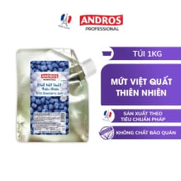 Thumbnail Mứt Việt Quất Thiên Nhiên Ít Đường - Không chất bảo quản - ANDROS - 1KG 2