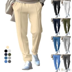 Thumbnail Nam Chân Thẳng Vải Co Giãn Chắc Chắn Rời Thường Ngày Mỏng Thoáng Khí Quần LQ73 1
