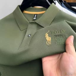 Thumbnail Nam Paul Witt Thêu Phiên Bản Hàn Quốc Kháng Khuẩn Nhanh Khô Tay Ngắn POLO Sugi Trung Niên Áo Thun Cổ Lật Rời Kinh Doanh Top WL003 1