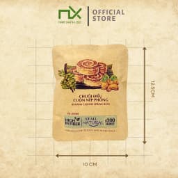 Thumbnail Nam Xanh Chuối điều cuộn nếp phồng túi 40g 3