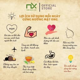 Thumbnail Nam Xanh Gừng Nướng Mật Ong Ginger Honey Túi 10 Miếng 3