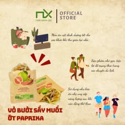 Thumbnail Nam Xanh Mứt Vỏ Bưởi Sấy Muối Ớt Paprika Túi 40gr 2