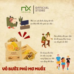 Thumbnail Nam Xanh Mứt Vỏ Bưởi Sấy Phủ Mơ Muối Túi 40gr 1