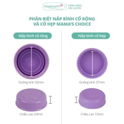 Thumbnail Nắp Bình Sữa Mama's Choice, Tương Thích Bình Sữa Cổ Rộng Spectra, Avent, Rozabi và Bình Sữa Cổ Hẹp Medela, Unimom 4
