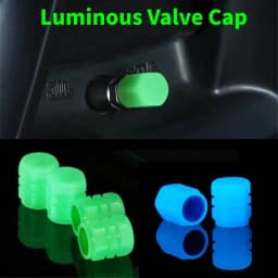 Thumbnail Nắp van lốp xe hơi LYMOYO bằng nhựa chống bụi dạ quang thông dụng cho xe hơi/ xe máy tùy chọn màu sắc 2