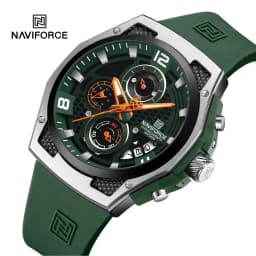 Thumbnail Naviforce Chronograph Đồng hồ đeo tay Thương hiệu hàng đầu Thể thao sang trọng Đồng hồ nam quân đội Ngày tự động thạch anh Chống nước Đồng hồ nam nguyên bản 1
